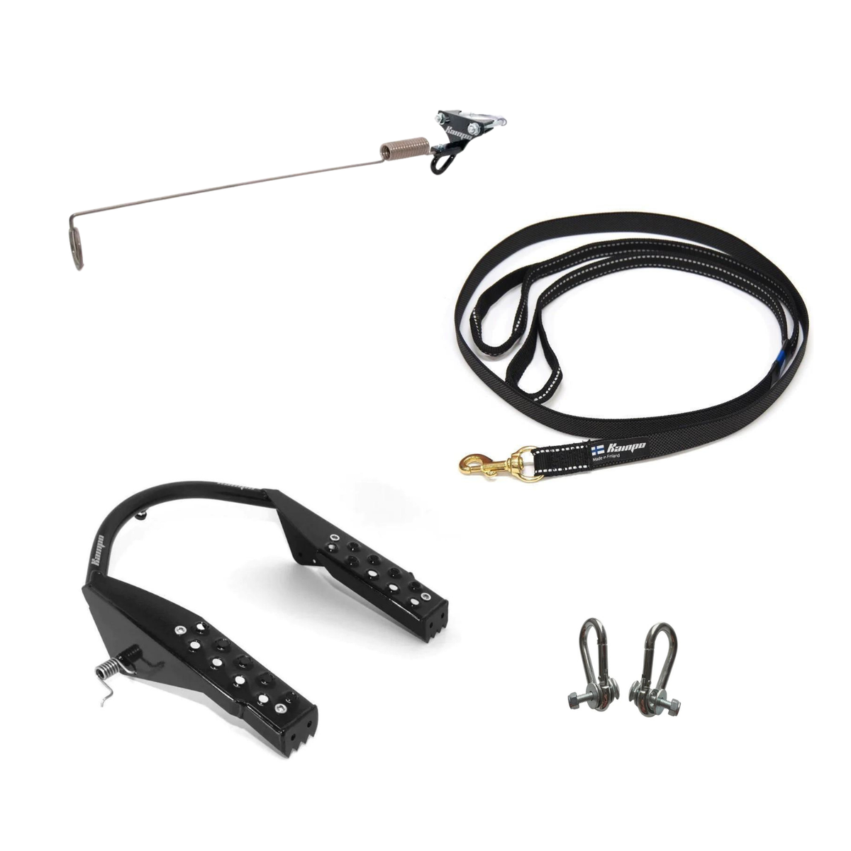 Kickspark Dog Pulling Set with Double Brake
